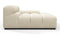 Tufty - Tufty Module, Deep Large Right Arm, Eggshell Boucle