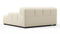 Tufty - Tufty Module, Deep Large Right Arm, Eggshell Boucle