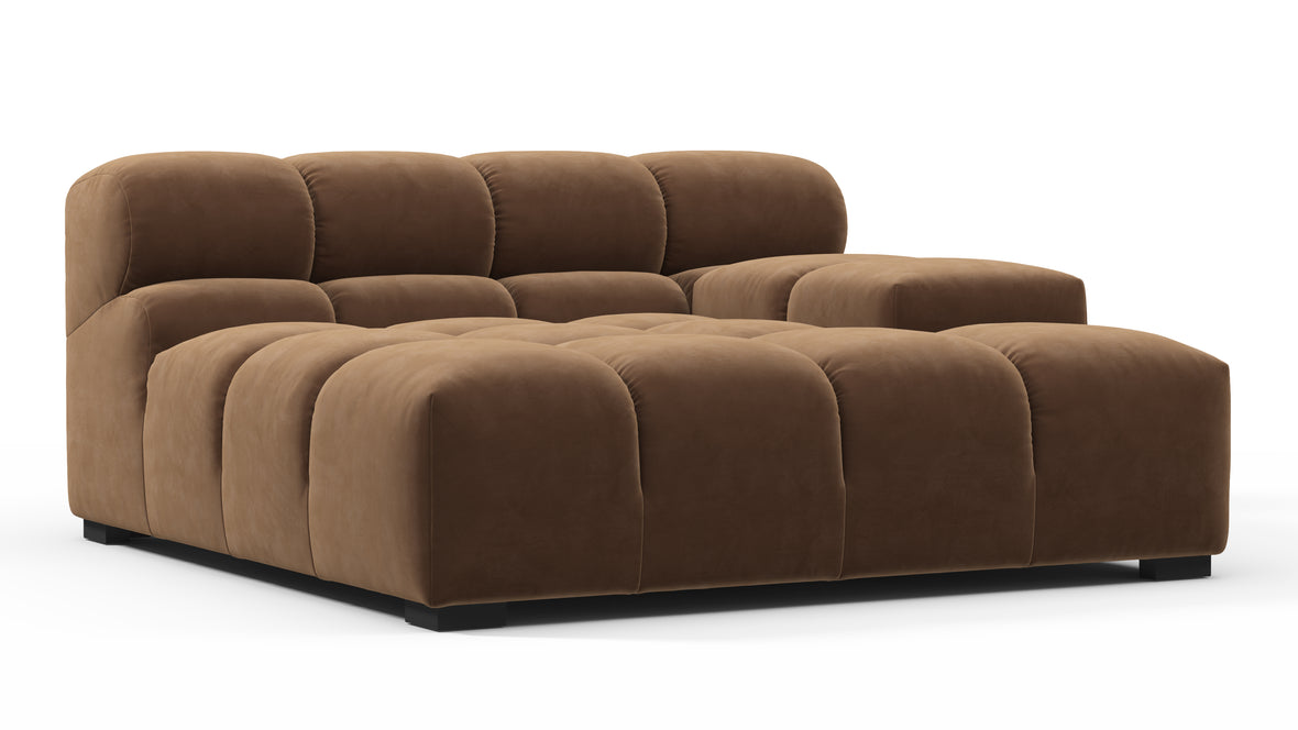 Tufty - Tufty Module, Deep Large Right Arm, Mocha Velvet