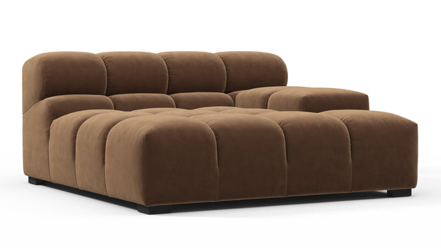 Tufty - Tufty Module, Deep Large Right Arm, Mocha Velvet