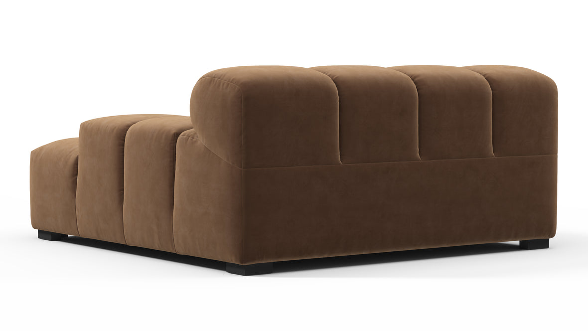 Tufty - Tufty Module, Deep Large Right Arm, Mocha Velvet