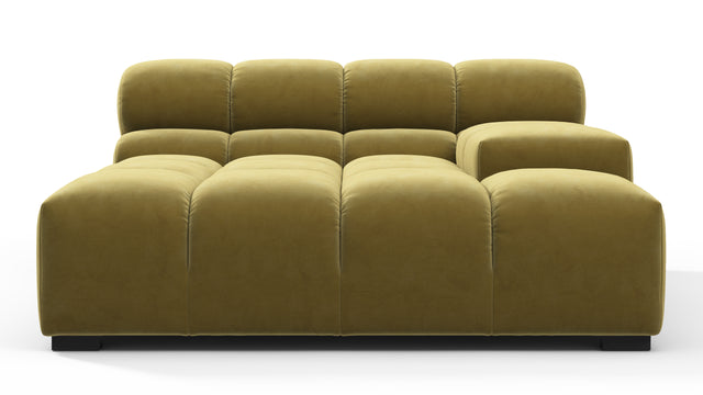Tufty - Tufty Module, Deep Large Right Arm, Olive Gold Velvet