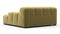 Tufty - Tufty Module, Deep Large Right Arm, Olive Gold Velvet