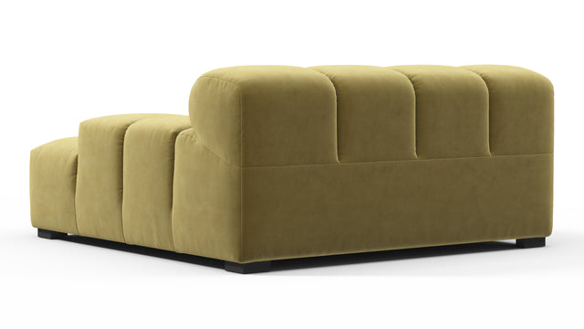 Tufty - Tufty Module, Deep Large Right Arm, Olive Gold Velvet