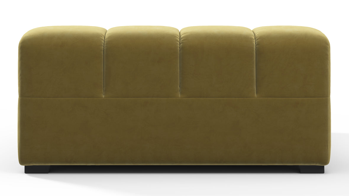 Tufty - Tufty Module, Deep Large Right Arm, Olive Gold Velvet
