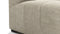 Tufty - Tufty Module, Deep Left Arm, Beige Gray Chenille