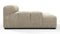 Tufty - Tufty Module, Deep Left Arm, Beige Gray Chenille