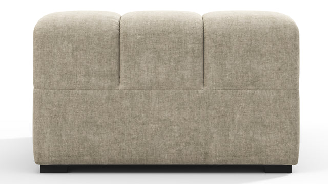 Tufty - Tufty Module, Deep Left Arm, Beige Gray Chenille
