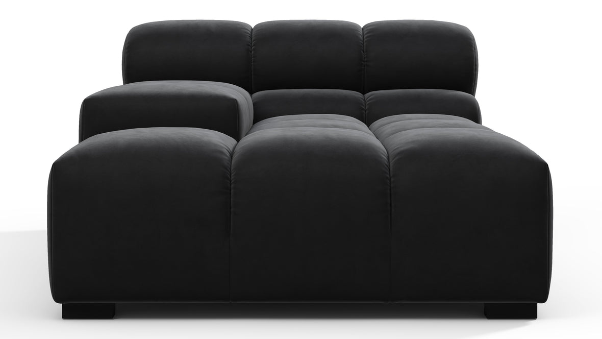 Tufty - Tufty Module, Deep Left Arm, Black Velvet