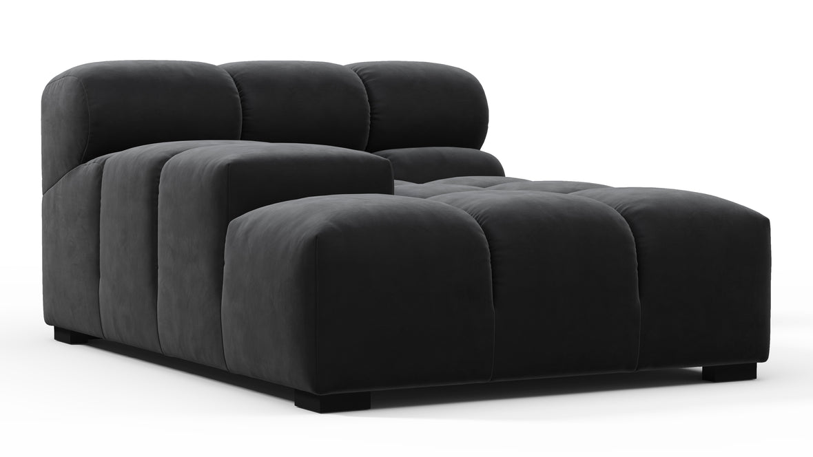 Tufty - Tufty Module, Deep Left Arm, Black Velvet