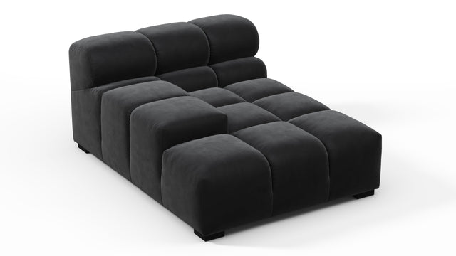 Tufty - Tufty Module, Deep Left Arm, Black Velvet