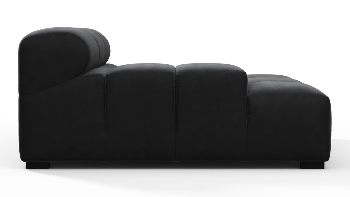 Tufty - Tufty Module, Deep Left Arm, Black Velvet