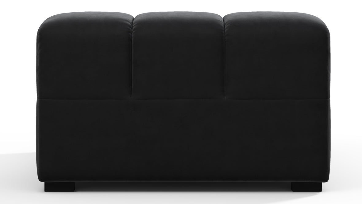 Tufty - Tufty Module, Deep Left Arm, Black Velvet