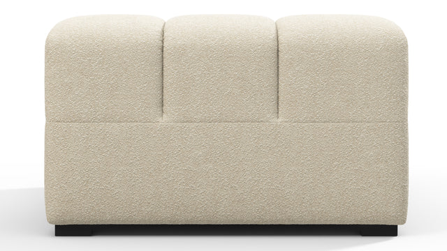 Tufty - Tufty Module, Deep Left Arm, Eggshell Boucle
