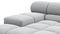 Tufty - Tufty Module, Deep Left Arm, Light Gray Wool
