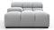 Tufty - Tufty Module, Deep Left Arm, Light Gray Wool