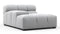 Tufty - Tufty Module, Deep Left Arm, Light Gray Wool