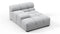 Tufty - Tufty Module, Deep Left Arm, Light Gray Wool