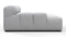 Tufty - Tufty Module, Deep Left Arm, Light Gray Wool