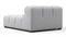Tufty - Tufty Module, Deep Left Arm, Light Gray Wool