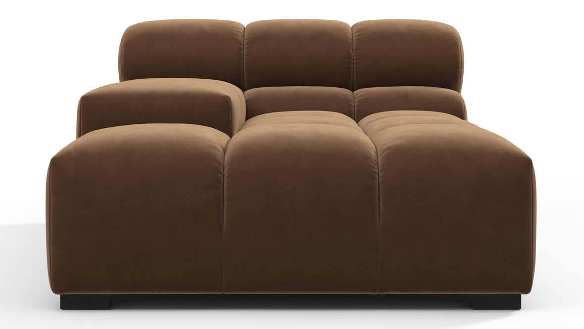 Tufty - Tufty Module, Deep Left Arm, Mocha Velvet