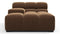 Tufty - Tufty Module, Deep Left Arm, Mocha Velvet