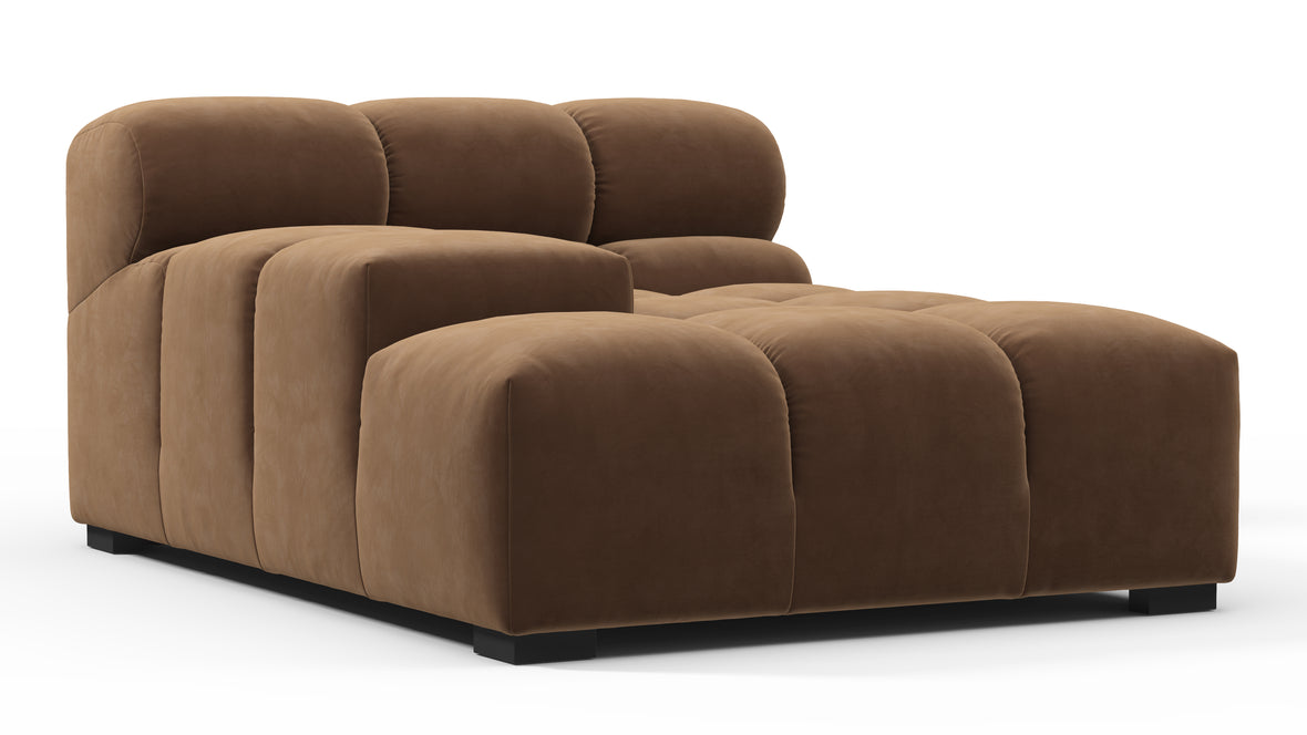 Tufty - Tufty Module, Deep Left Arm, Mocha Velvet