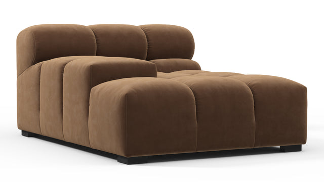 Tufty - Tufty Module, Deep Left Arm, Mocha Velvet