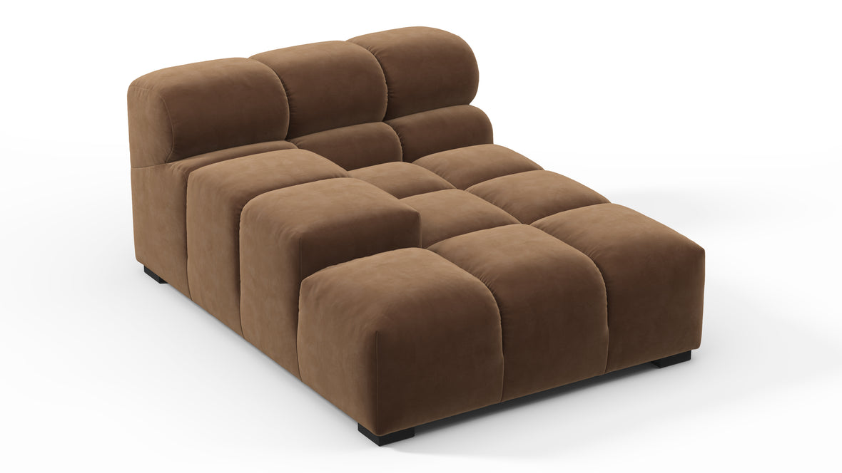 Tufty - Tufty Module, Deep Left Arm, Mocha Velvet