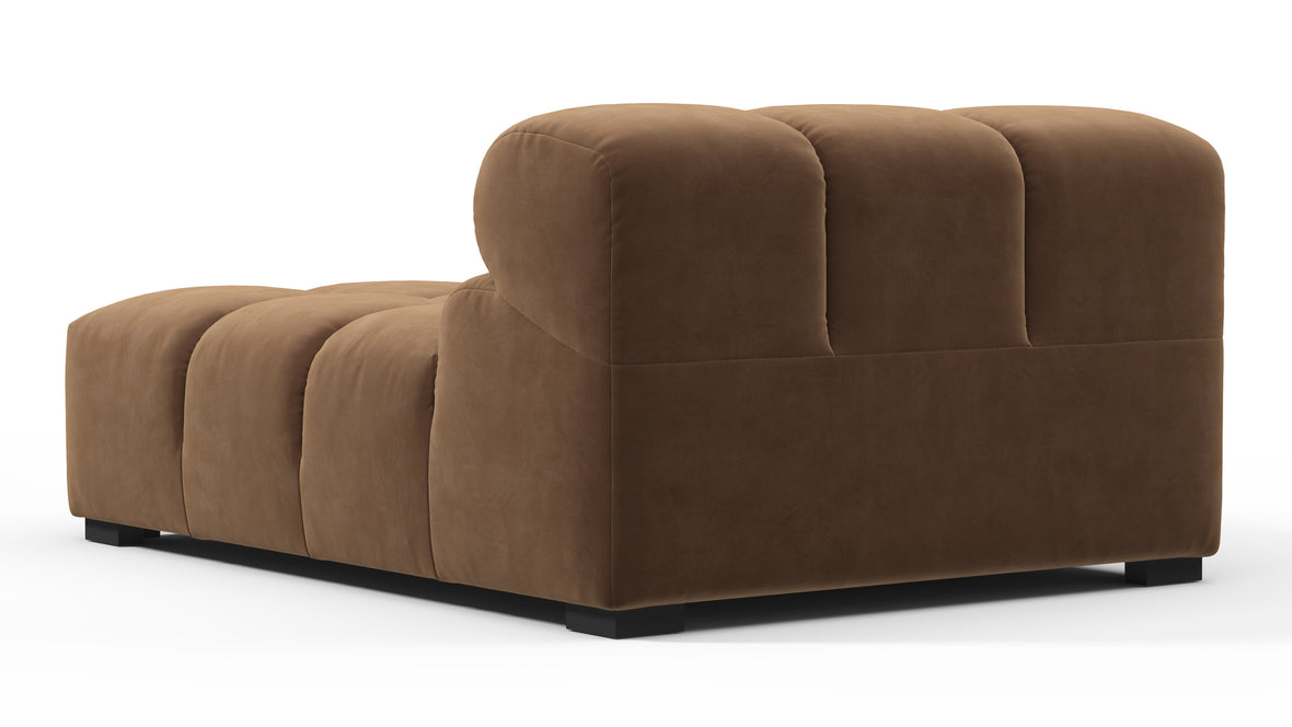 Tufty - Tufty Module, Deep Left Arm, Mocha Velvet