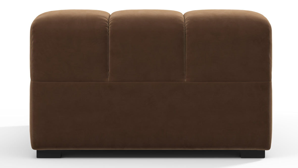 Tufty - Tufty Module, Deep Left Arm, Mocha Velvet