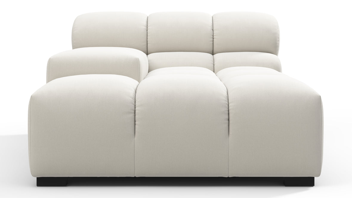 Tufty - Tufty Module, Deep Left Arm, Oatmeal Brushed Weave