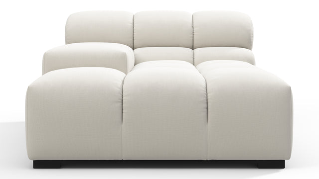 Tufty - Tufty Module, Deep Left Arm, Oatmeal Brushed Weave