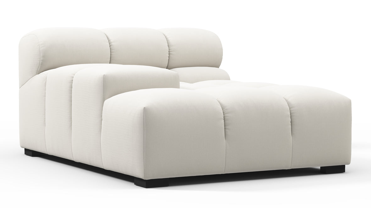 Tufty - Tufty Module, Deep Left Arm, Oatmeal Brushed Weave