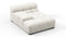 Tufty - Tufty Module, Deep Left Arm, Oatmeal Brushed Weave