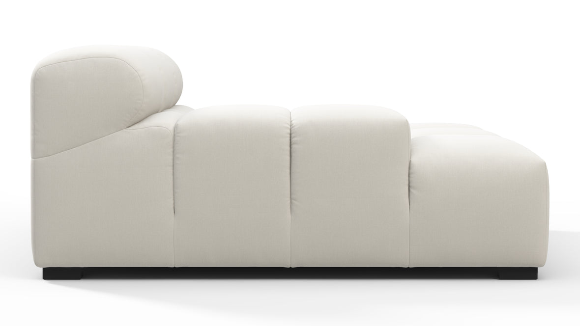 Tufty - Tufty Module, Deep Left Arm, Oatmeal Brushed Weave