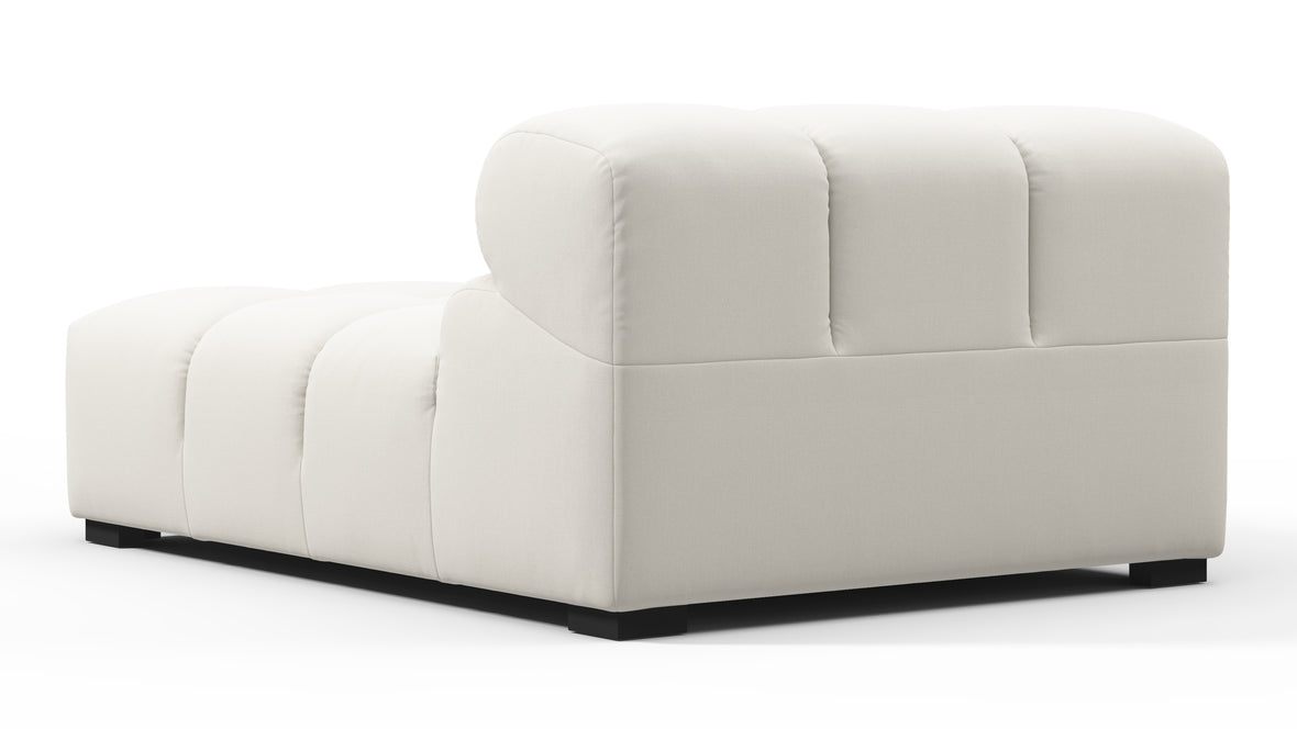 Tufty - Tufty Module, Deep Left Arm, Oatmeal Brushed Weave