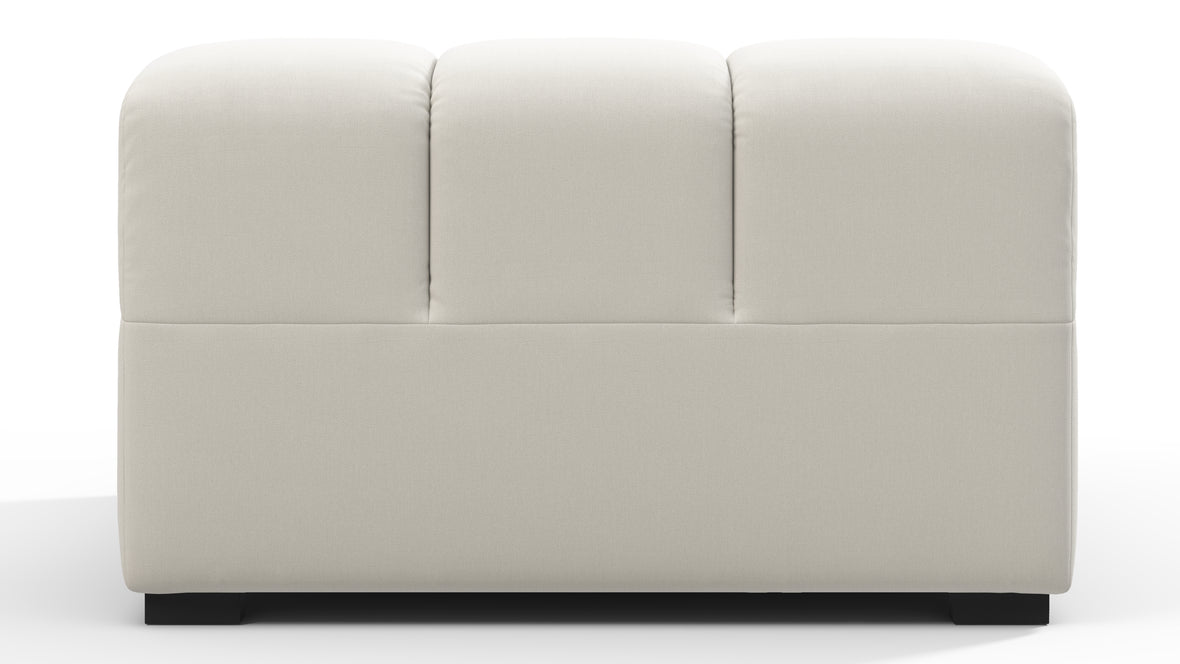 Tufty - Tufty Module, Deep Left Arm, Oatmeal Brushed Weave