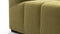 Tufty - Tufty Module, Deep Left Arm, Olive Gold Velvet