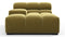 Tufty - Tufty Module, Deep Left Arm, Olive Gold Velvet