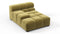 Tufty - Tufty Module, Deep Left Arm, Olive Gold Velvet