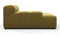 Tufty - Tufty Module, Deep Left Arm, Olive Gold Velvet