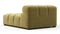 Tufty - Tufty Module, Deep Left Arm, Olive Gold Velvet