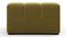 Tufty - Tufty Module, Deep Left Arm, Olive Gold Velvet