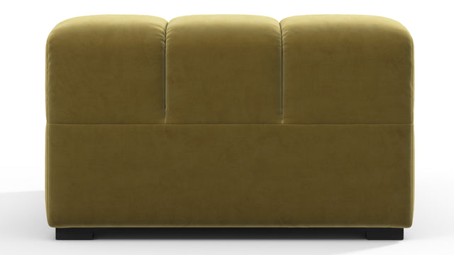 Tufty - Tufty Module, Deep Left Arm, Olive Gold Velvet