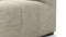 Tufty - Tufty Module, Deep Right Arm, Beige Gray Chenille