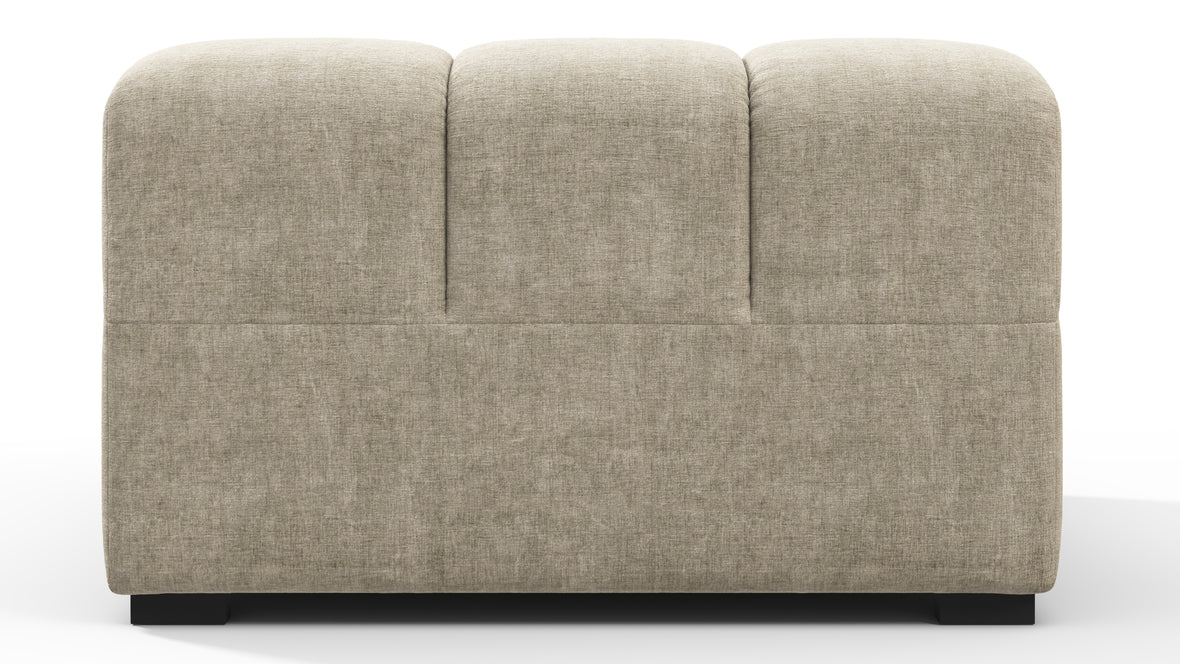Tufty - Tufty Module, Deep Right Arm, Beige Gray Chenille