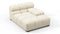Tufty - Tufty Module, Deep Right Arm, Eggshell Boucle