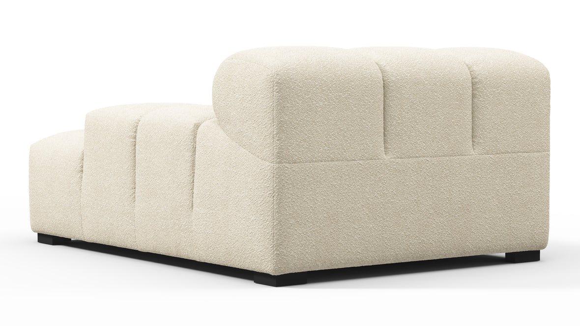 Tufty - Tufty Module, Deep Right Arm, Eggshell Boucle