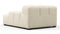 Tufty - Tufty Module, Deep Right Arm, Eggshell Boucle